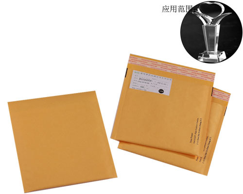 Yellow buffer protection kraft paper express bag
