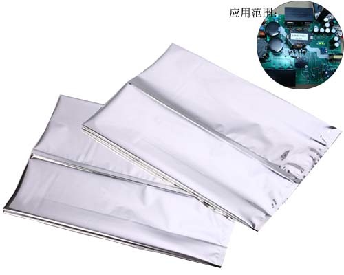 Silver plated aluminum foil moisture-proof and anti-static middle sealing bag