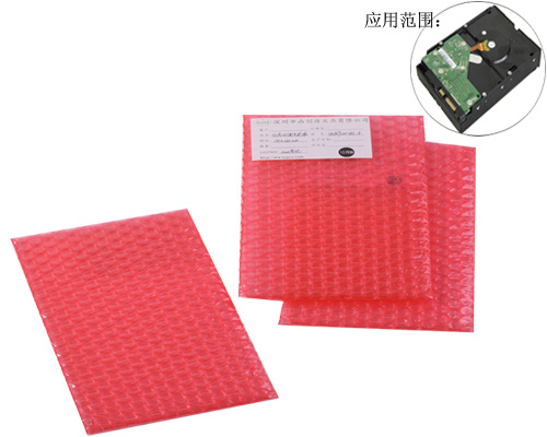 Red buffer protection double-sided anti-static bubble bag