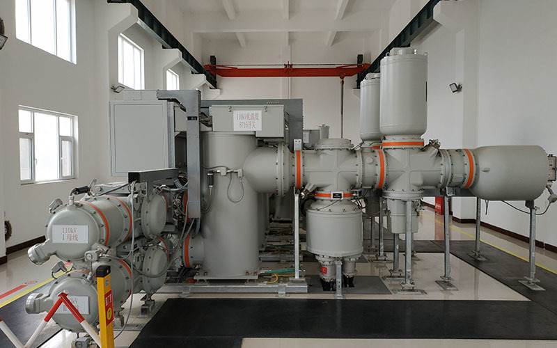The 110kV rubber plant transformer power supply and distribution device of Qilu Branch of Sinopec