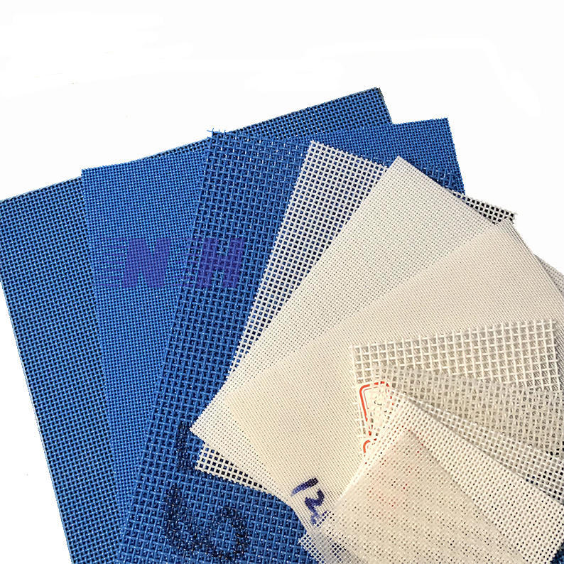 High quality square mesh food conveyor belt mineral cleaning polyester filter mesh for light industry