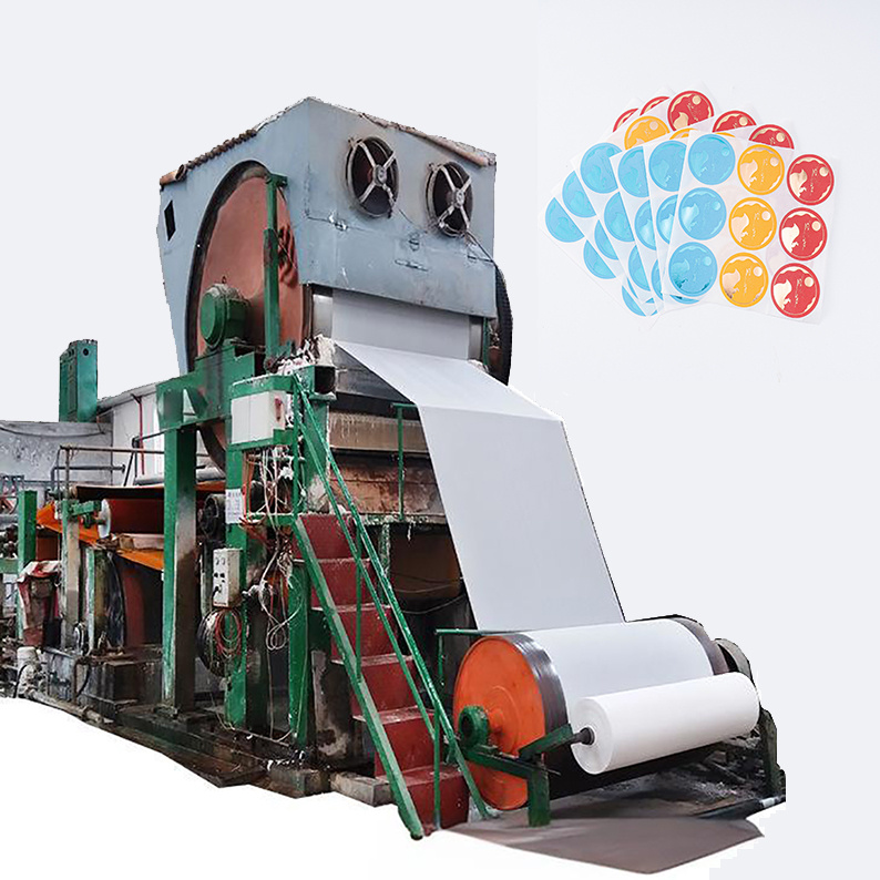 Small type paper making machine for glassine cylinder mould for toilet paper with dryer mould for cellophane