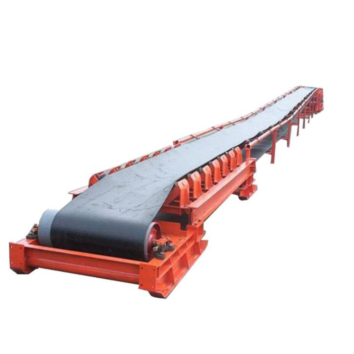 Conveyor belt customized mineral belt conveyor used for mines metallurgy coal industry and paper mill from manufacturer
