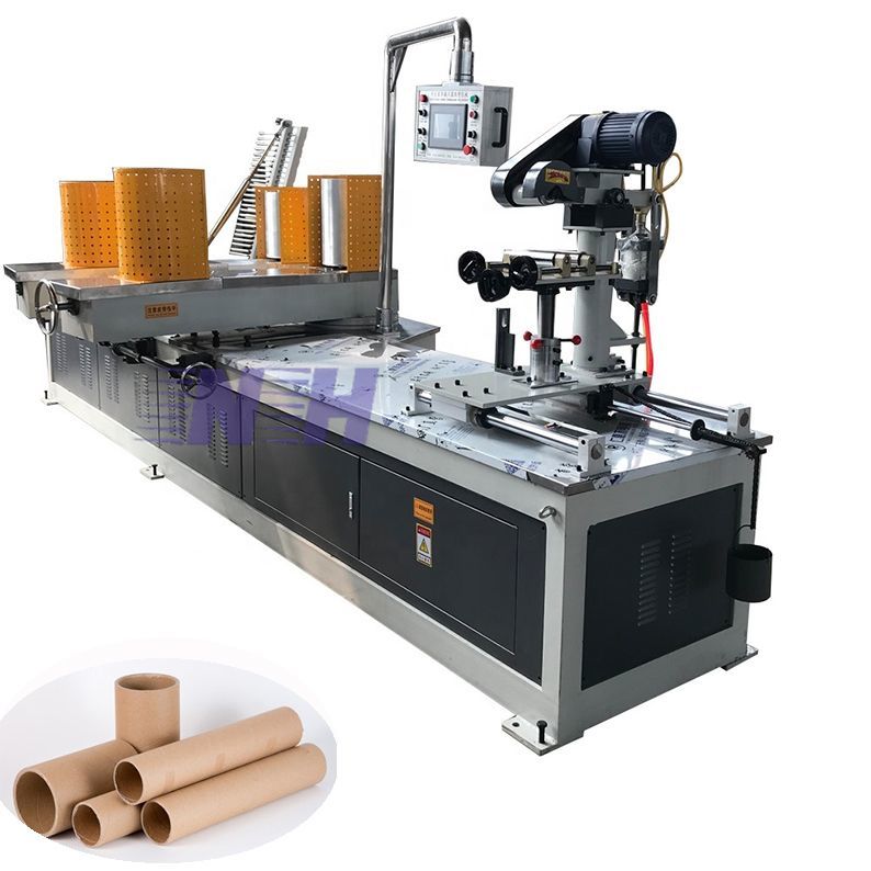 HIgh speed automatic paper core tube making machine for toliet paper and food chemical fiber or industrial ppaer tube