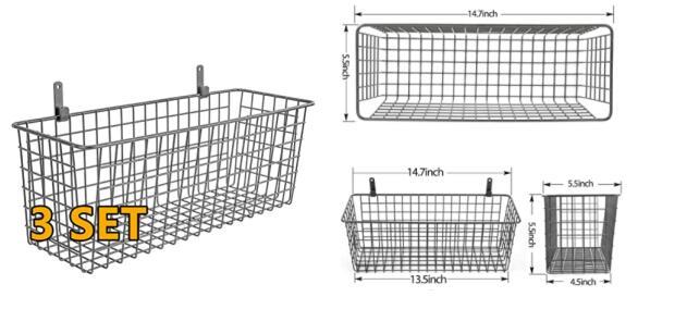 JH-Mech wire storage basket