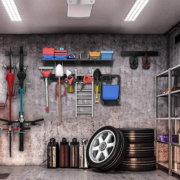 JH-Mech Wall Shelf Garage Storage Racks Floating Shelves 6