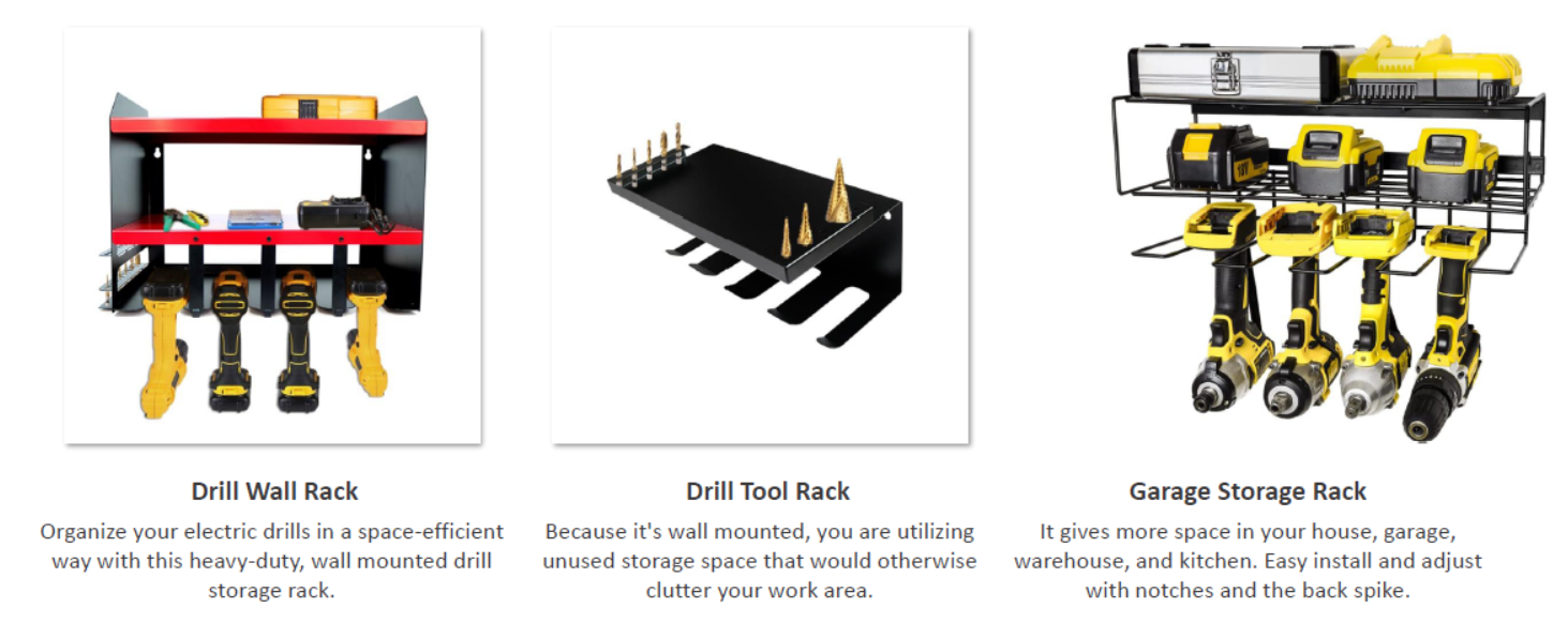 Drill Rack Holder