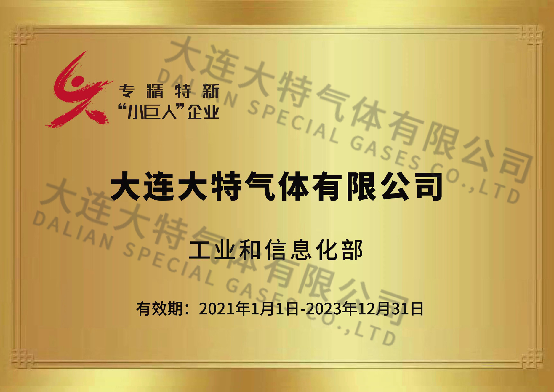 国家级专精特新“小巨人”企业