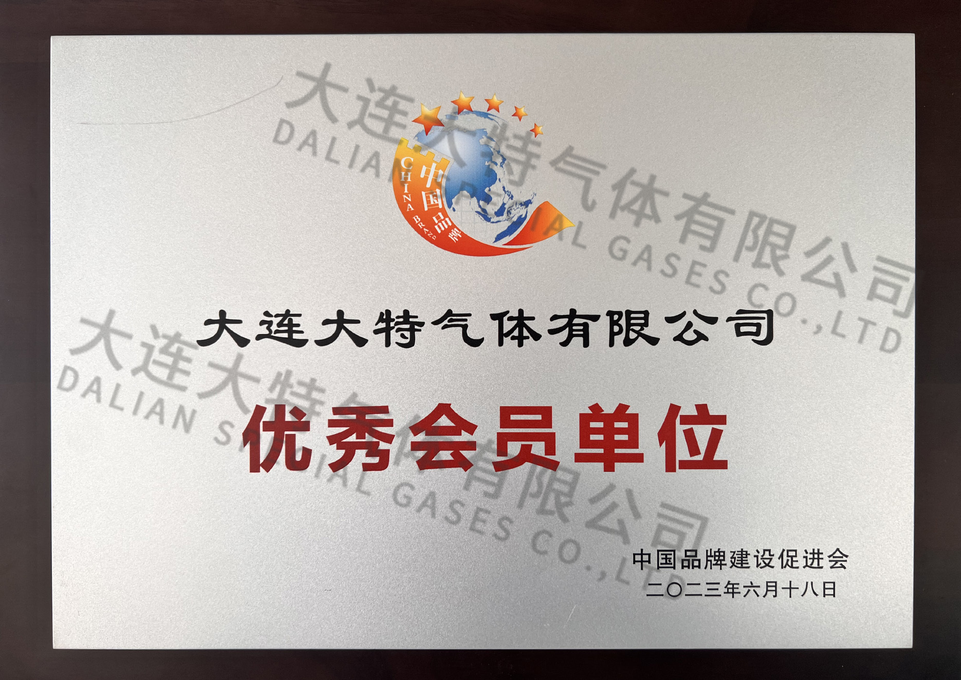 中国品牌建设促进会优秀会员单位