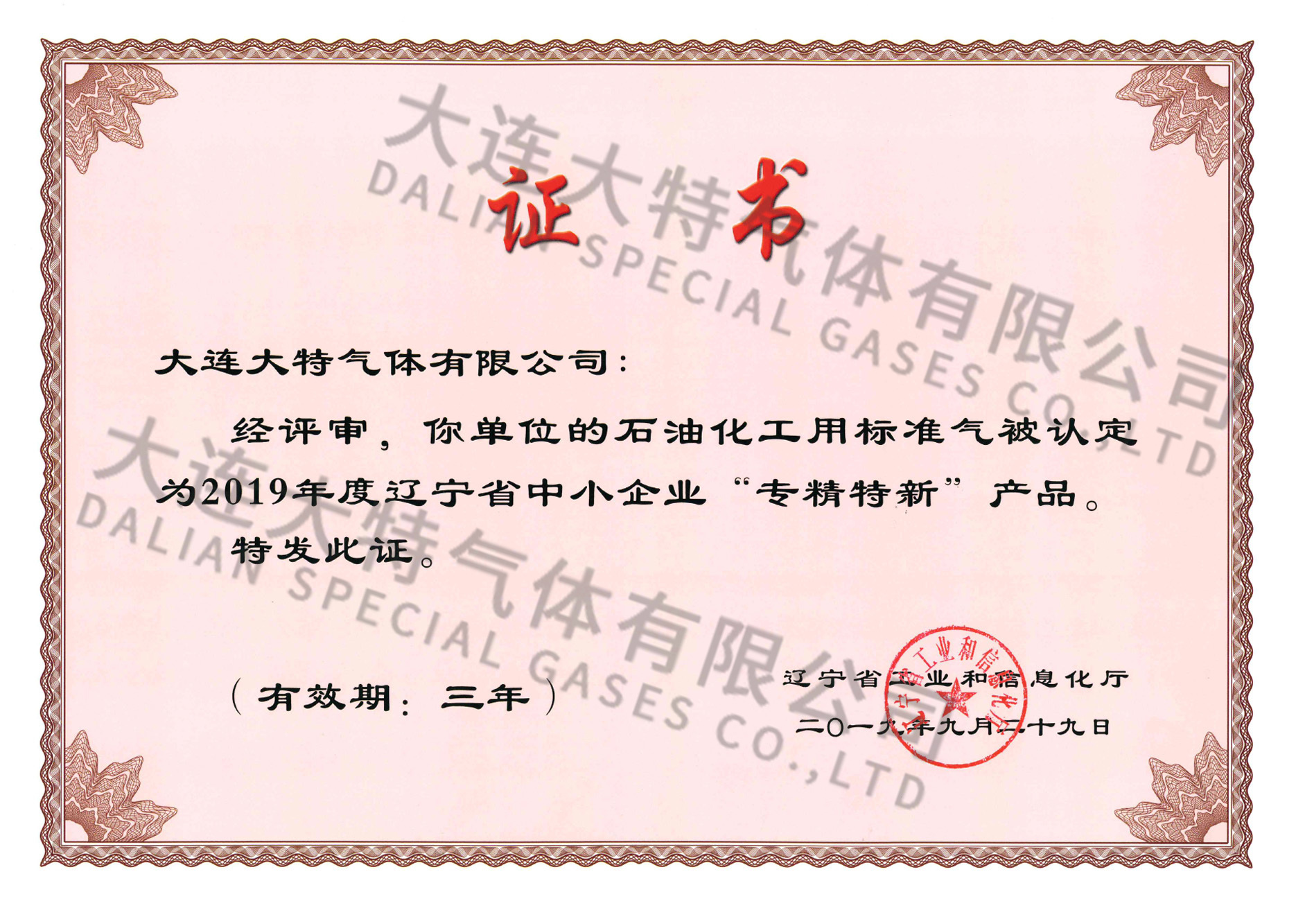 2019专精特新中小产品