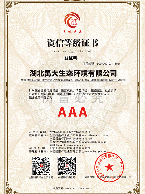 AAA級資信等級