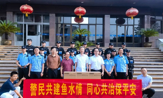 警民共建鱼水情 同心共治保平安------区人民医院慰问公安干警