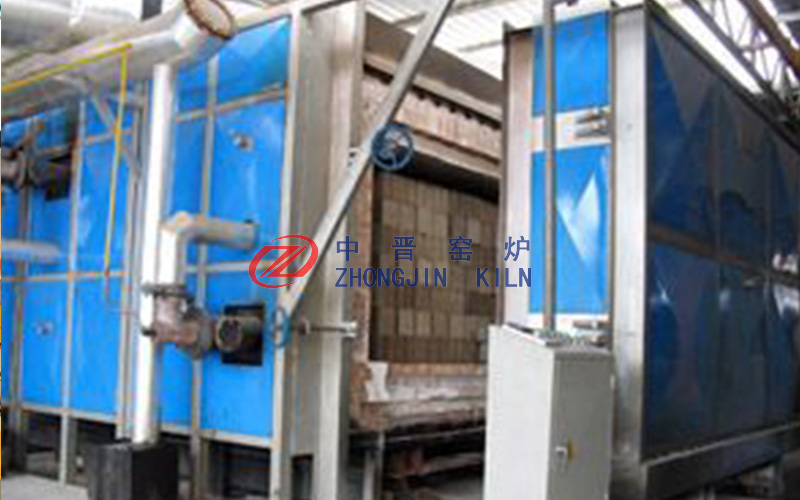 High-temperature shuttle kiln for refractory materials