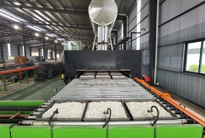 Jiangxi Pengteng industrial aluminum chloride high temperature roller kiln signed