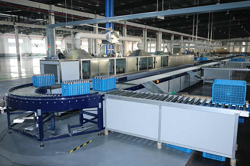 Ultrasonic cleaning line Ultrasonic cleaning line