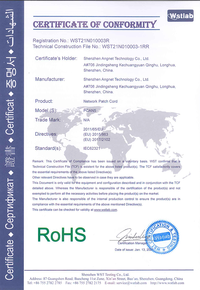 Certification