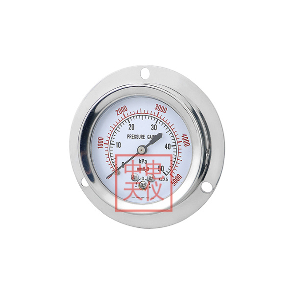 Axial Bellon Pressure Gauge with Edge