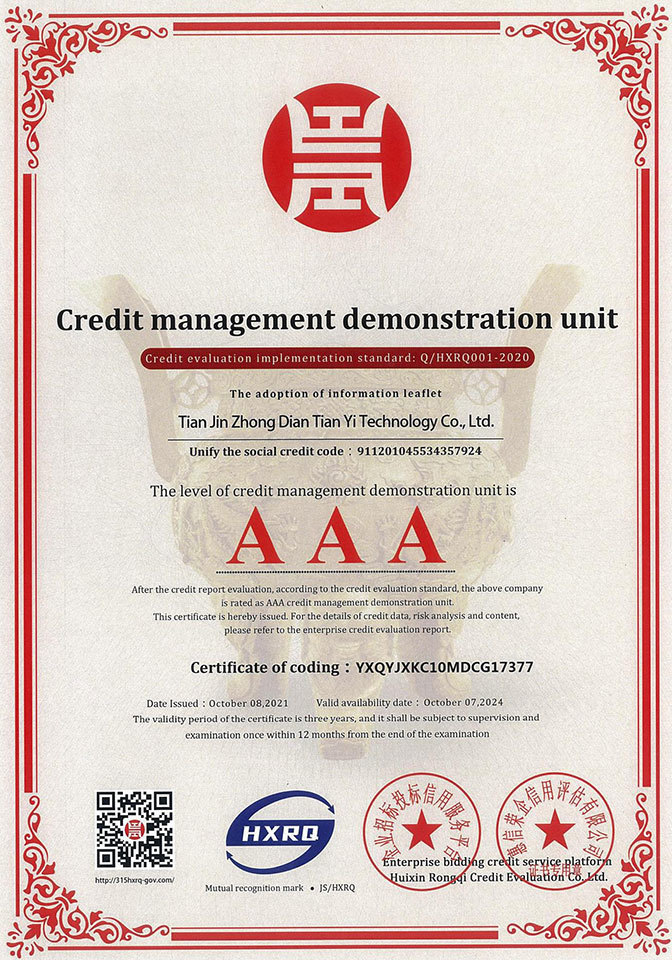 Credit management demonstration unit 3A