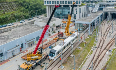捷报：广佛地铁吊装工程顺利完满竣工