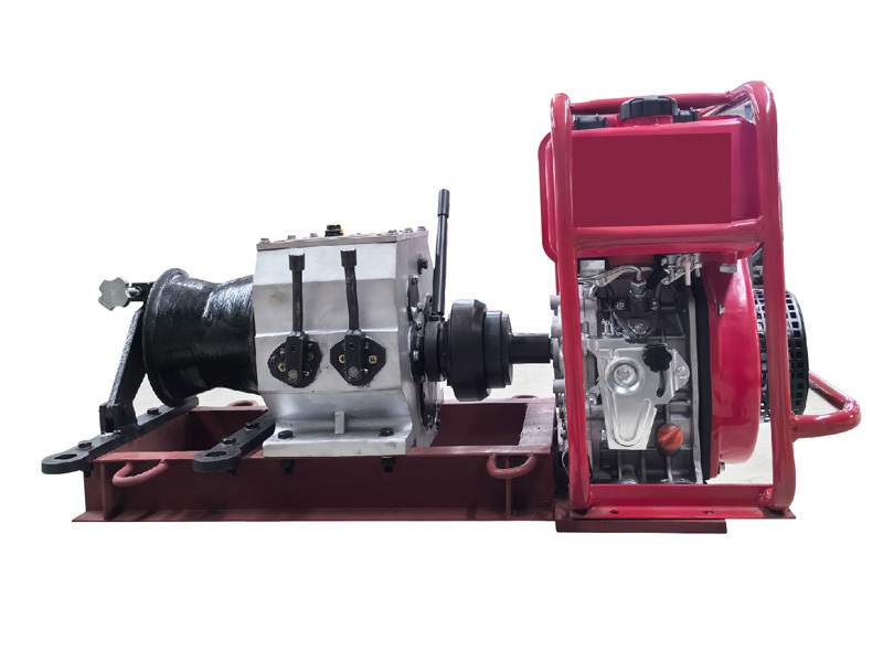 3-ton diesel engine winch