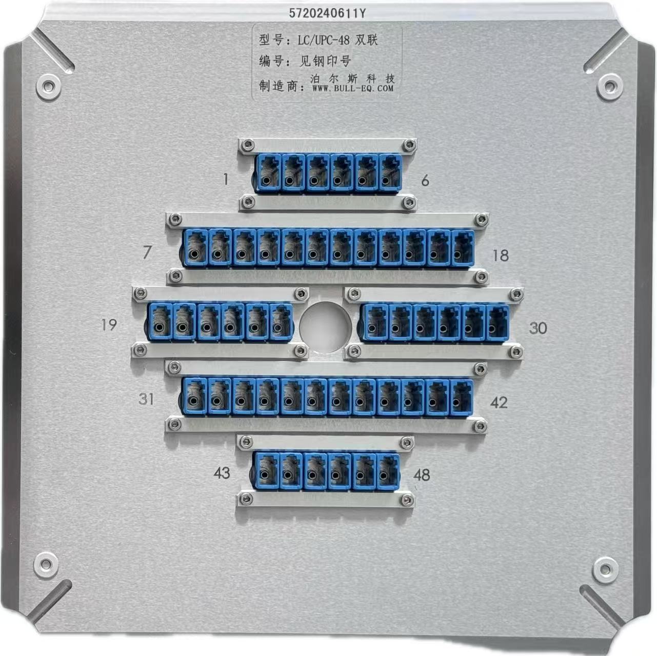 LC/UPC-48双联光纤研磨盘