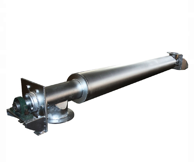 Food grade stainless steel tubular screw conveyor