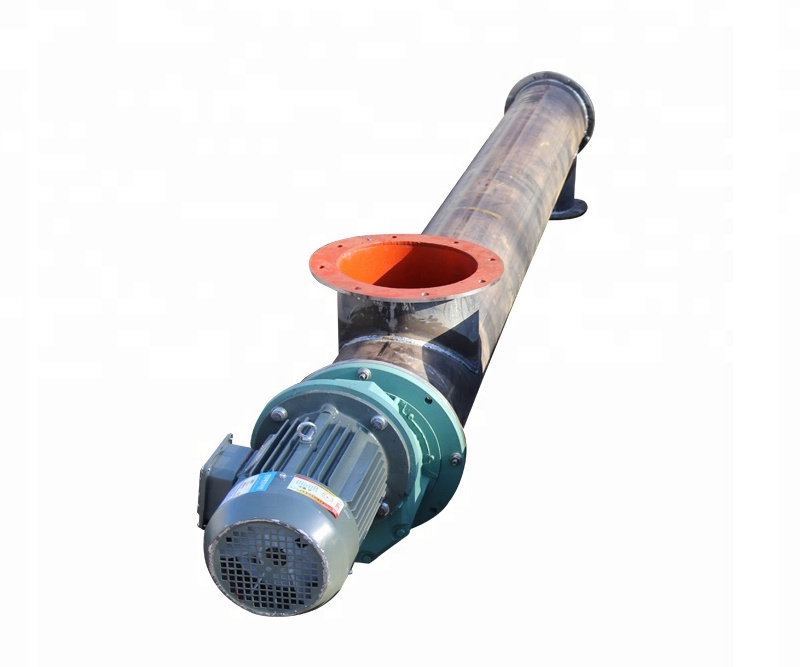 Flexible pipe type screw conveyor