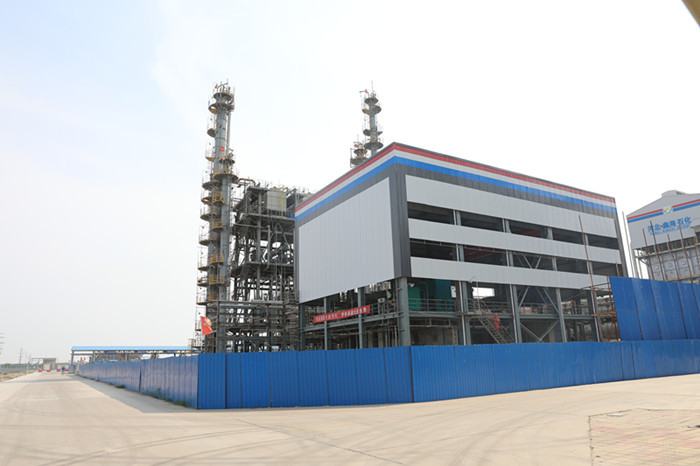 Report on Site Construction Progress of Light Hydrocarbon Recovery Unit