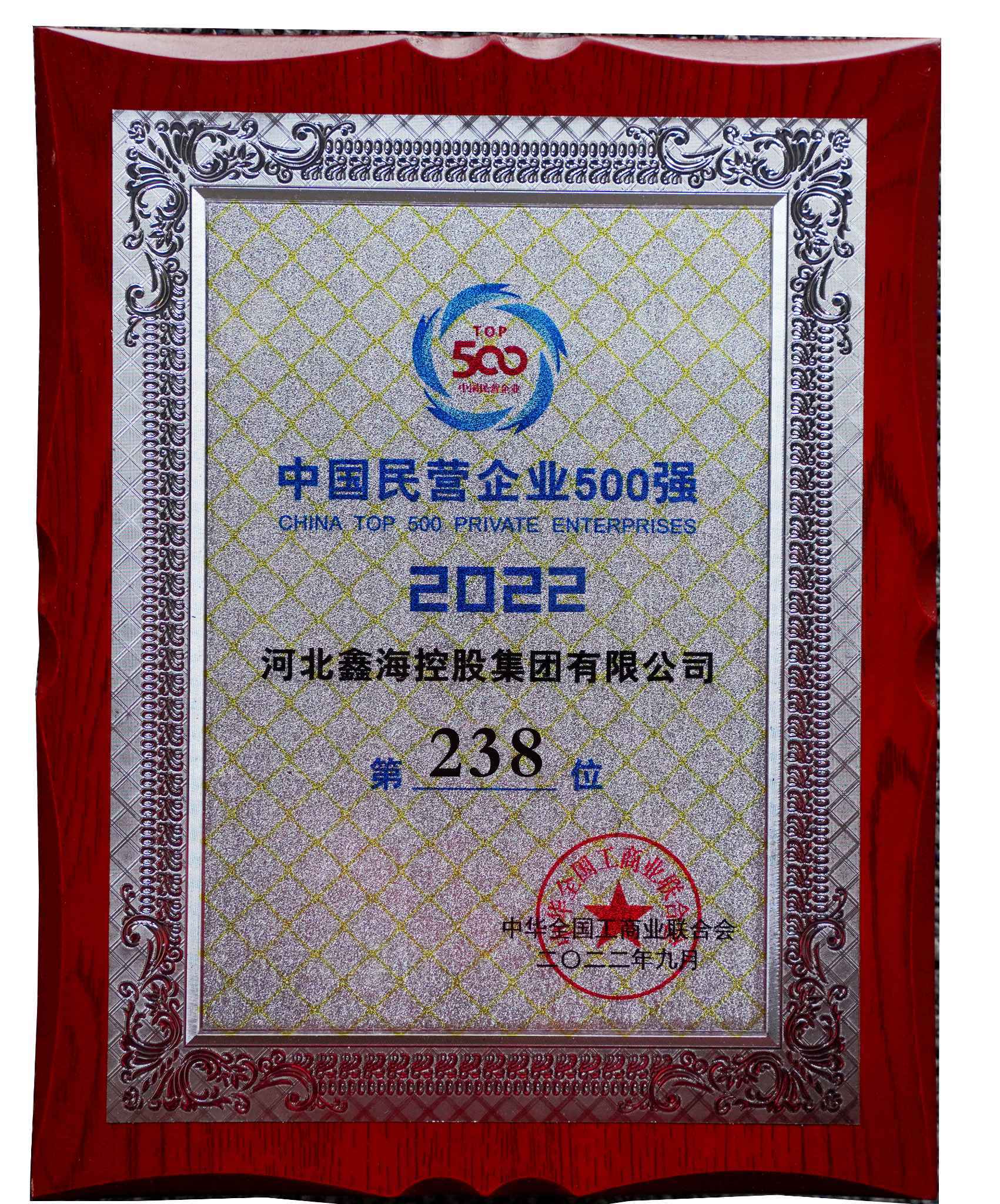 List of Top 500 Private Enterprises in China
