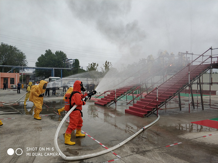 The fire brigade won the first place in the fifth Cangzhou emergency rescue technology competition