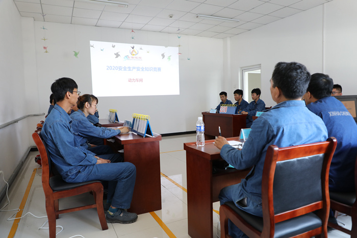 Organization of employee safety knowledge competition in power plant