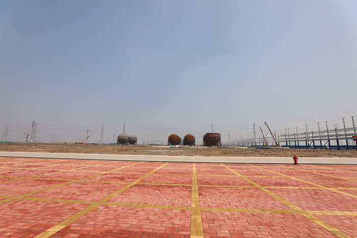 New ball tank farm construction progress tracking report