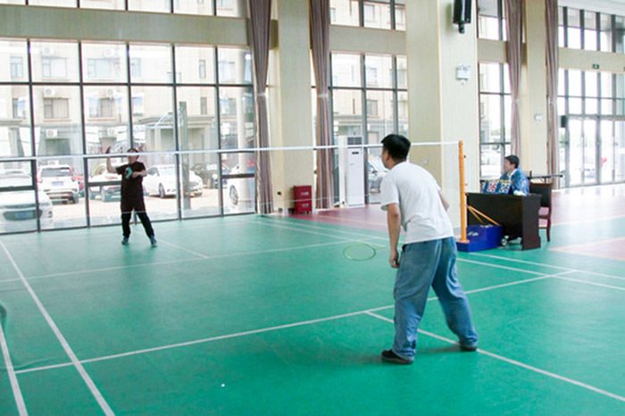 Delayed coking workshop badminton competition blooms youthful vitality