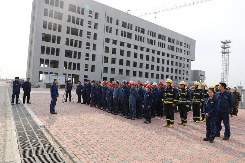 On November 9, the group organized a fire emergency evacuation drill.