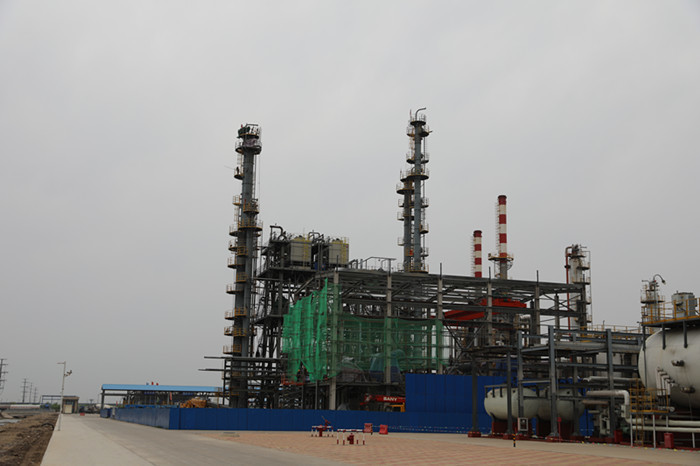 Report on Construction Progress of Light Hydrocarbon Recovery Site
