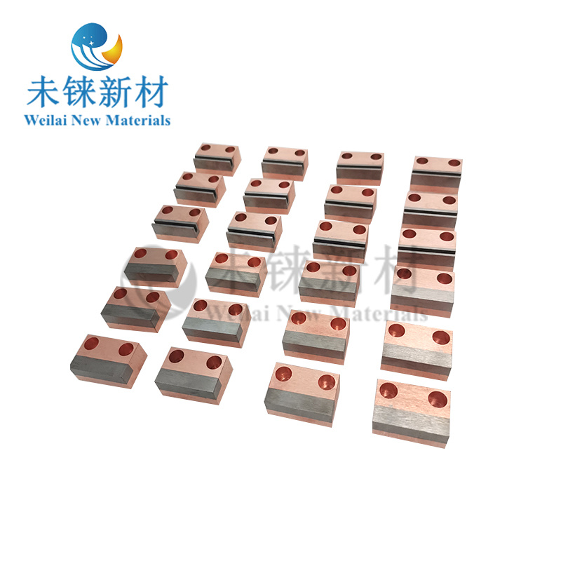 Tungsten copper bonding electrode Tungsten copper bonding electrode