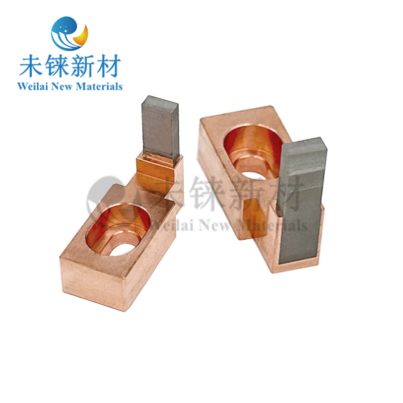 Tungsten copper bonding electrode Tungsten copper bonding electrode