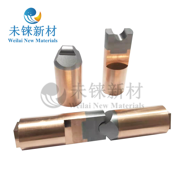 Tungsten copper bonding electrode Tungsten copper bonding electrode
