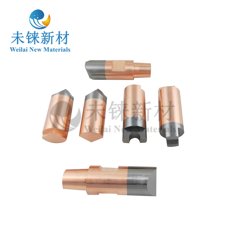Tungsten copper bonding electrode Tungsten copper bonding electrode
