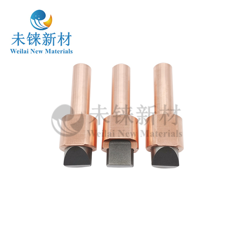 Tungsten copper bonding electrode Tungsten copper bonding electrode