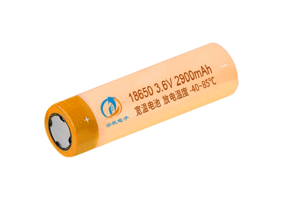 3.6V 2900mAh 18650 Wide Temp. Lithium Battery