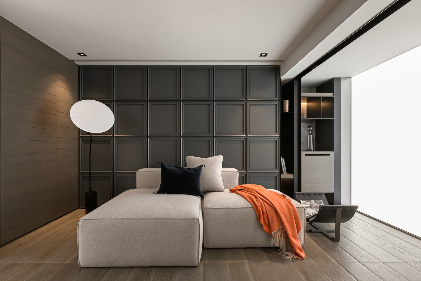Modern decor style project in Moscow, Russia: 1800 sqm space
