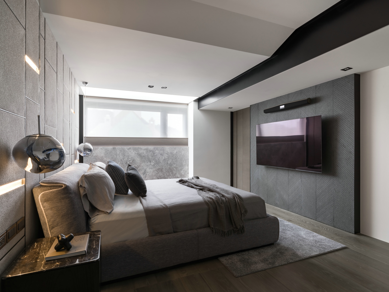 Modern decor style project in Moscow, Russia: 1800 sqm space