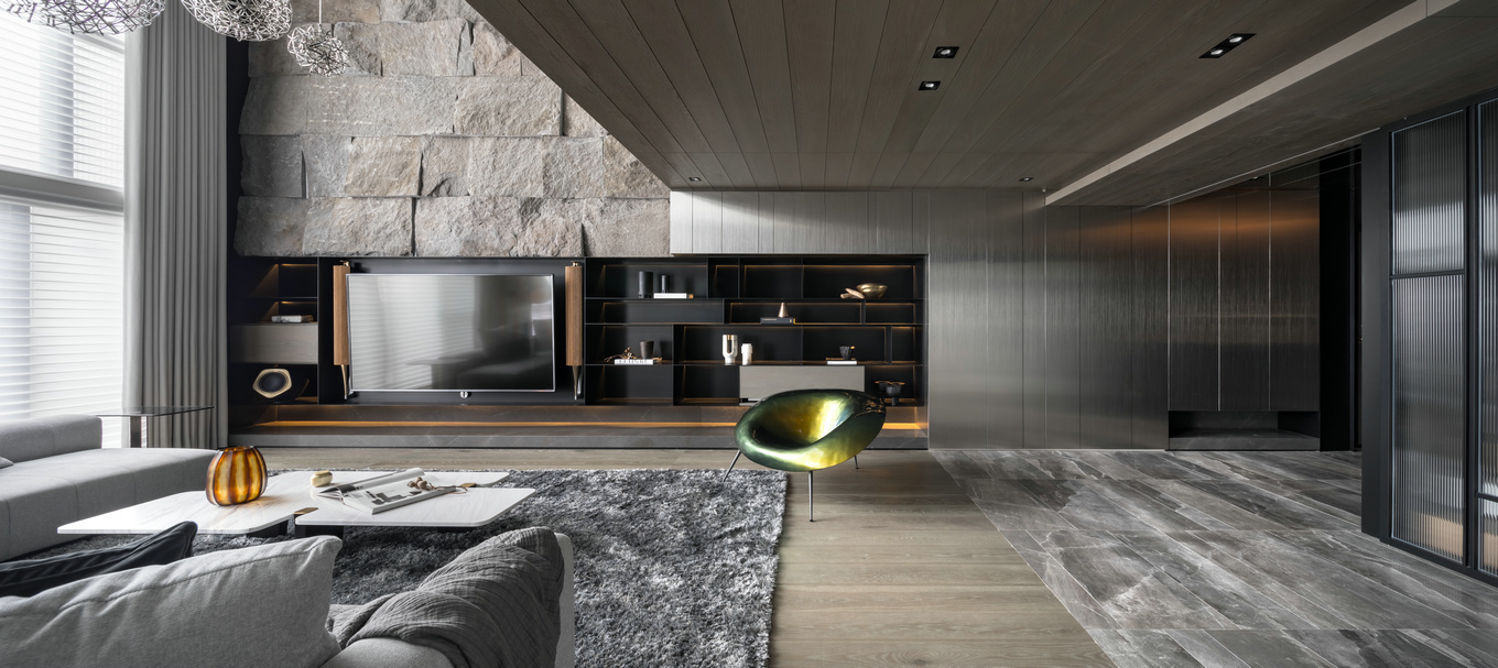 Modern decor style project in Moscow, Russia: 1800 sqm space