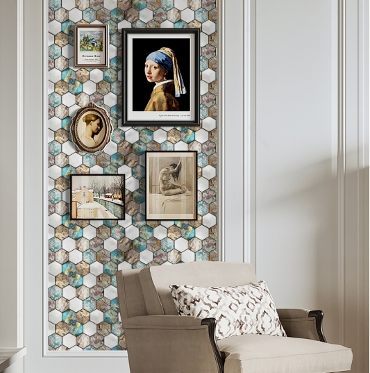 Aluminum / stainless steel Mosaic