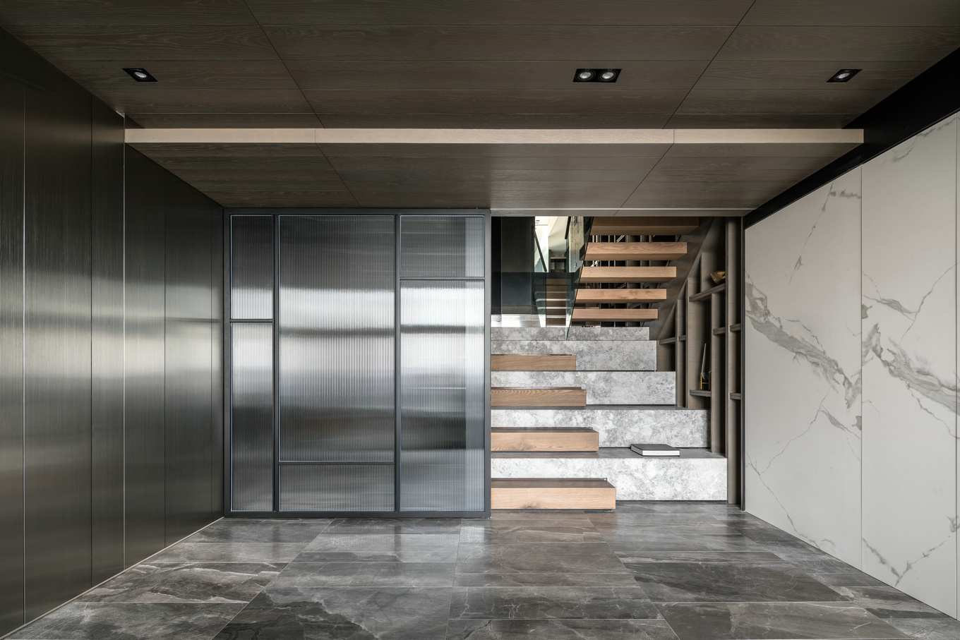 Modern decor style project in Moscow, Russia: 1800 sqm space
