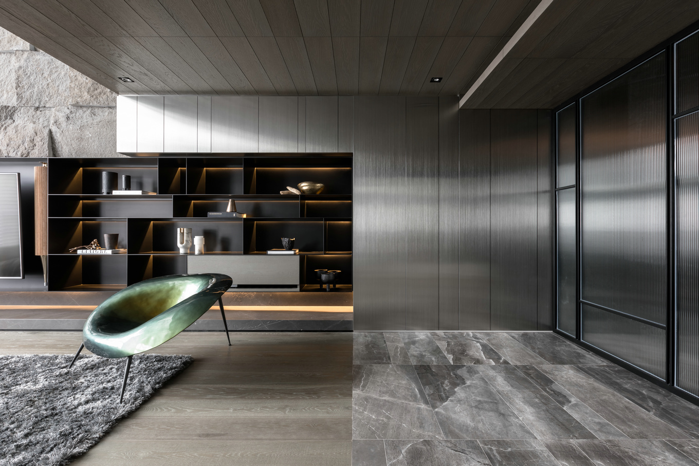Modern decor style project in Moscow, Russia: 1800 sqm space