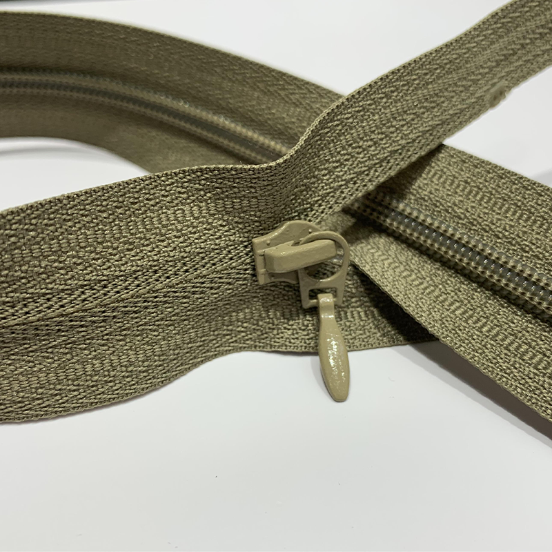 nylon reverse zipper