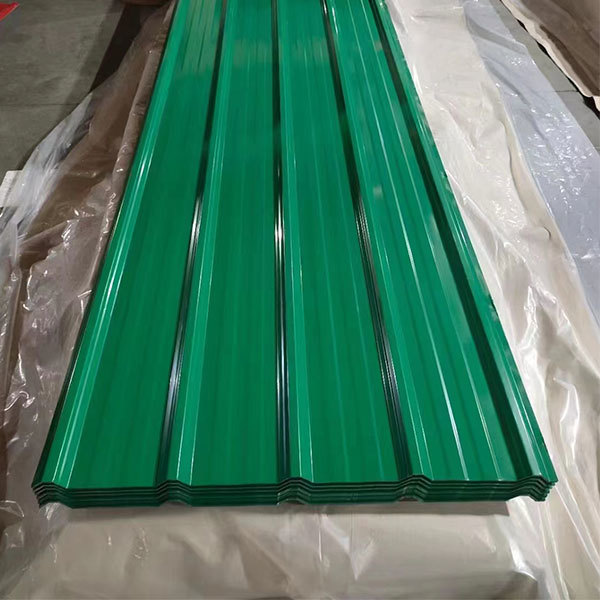 Colored steel tiles