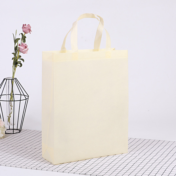 Non-woven handbag custom advertising shopping bag gift bag coated non-woven bag custom clothing store bag